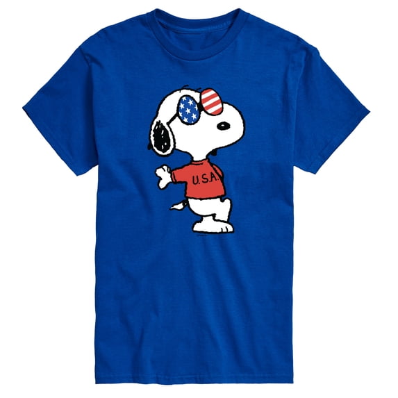 Peanuts - Snoopy USA Shades - Men's Short Sleeve Graphic T-Shirt
