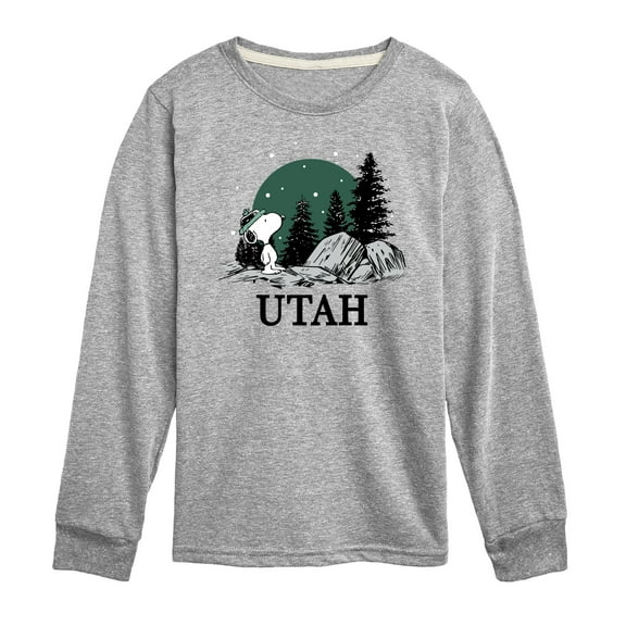 Peanuts - Snoopy Utah - Toddler And Youth Long Sleeve Graphic T-Shirt