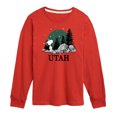 thumbnail image 1 of Peanuts - Snoopy Utah - Toddler And Youth Long Sleeve Graphic T-Shirt, 1 of 6