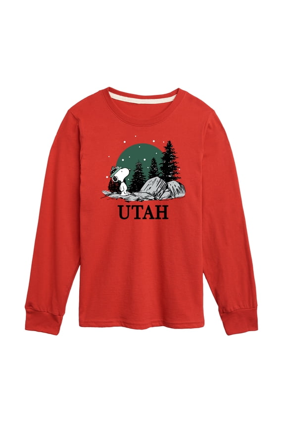 - Snoopy Utah - Toddler And Youth Long Sleeve Graphic T-Shirt