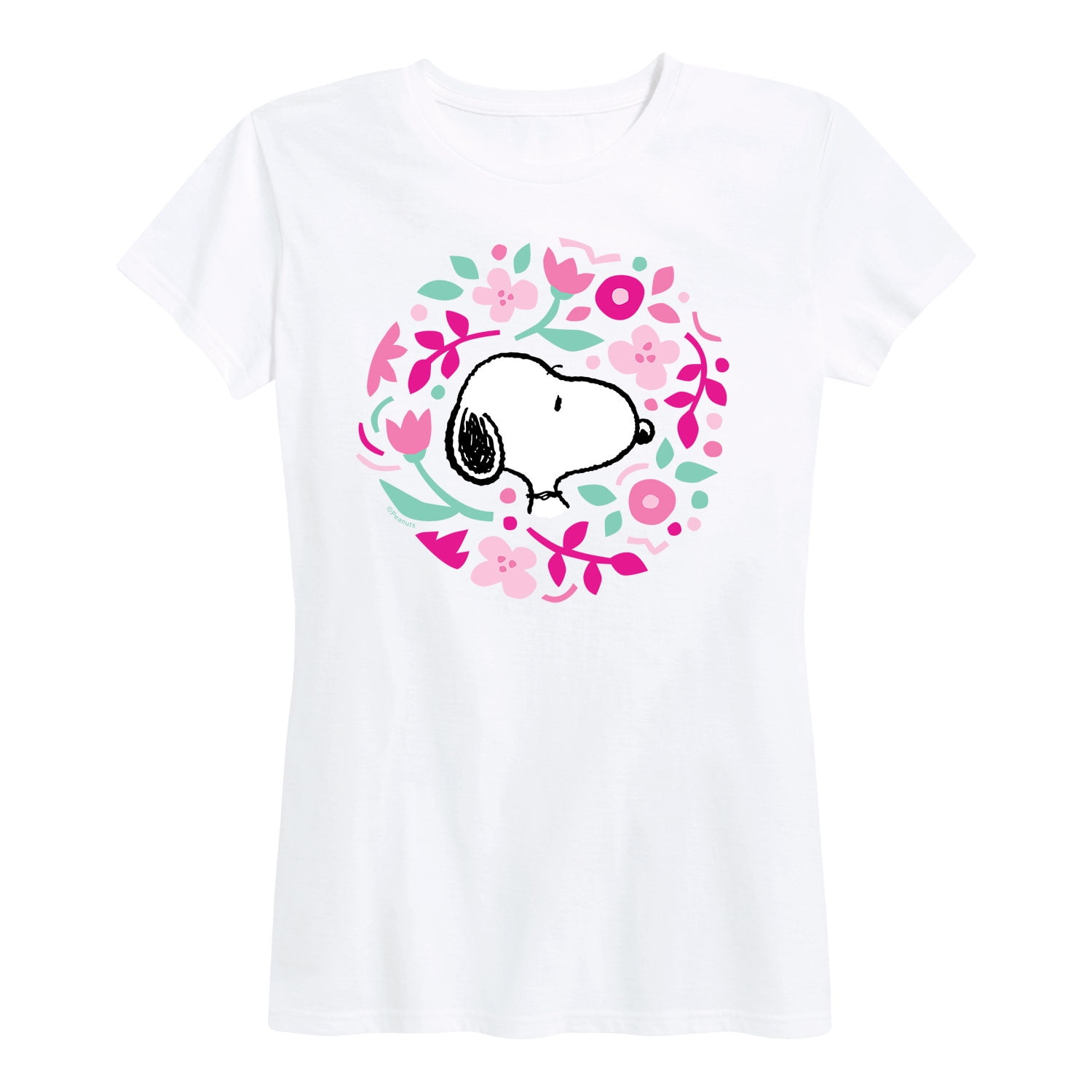 Peanuts - Women's Short Sleeve Graphic T-Shirt, Snoopy