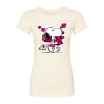 thumbnail image 1 of Peanuts - Snoopy Valentines Cards - Juniors Fitted Graphic T-Shirt, 1 of 5