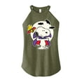 thumbnail image 1 of Peanuts - Snoopy Vampire Glow In The Dark - Juniors High Neck Tank Top, 1 of 6