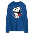 thumbnail image 1 of Peanuts - Snoopy Vampire Stars Glow In The Dark - Men's Long Sleeve T-Shirt, 1 of 5