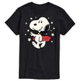 thumbnail image 1 of Peanuts - Snoopy Vampire Stars Glow In The Dark - Men's Short Sleeve Grahpic T-Shirt, 1 of 5