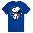 thumbnail image 1 of Peanuts - Snoopy Vampire Stars Glow In The Dark - Men's Short Sleeve Grahpic T-Shirt, 1 of 5