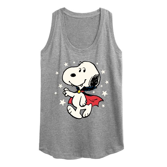 Peanuts - Snoopy Vampire Stars Glow In The Dark - Women's Racerback Tank Top