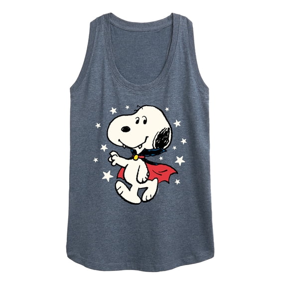 Peanuts - Snoopy Vampire Stars Glow In The Dark - Women's Racerback Tank Top