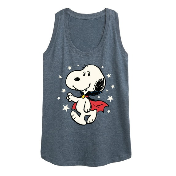 Peanuts - Snoopy Vampire Stars Glow In The Dark - Women's Racerback Tank Top