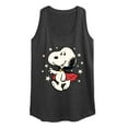 thumbnail image 1 of Peanuts - Snoopy Vampire Stars Glow In The Dark - Women's Racerback Tank Top, 1 of 5