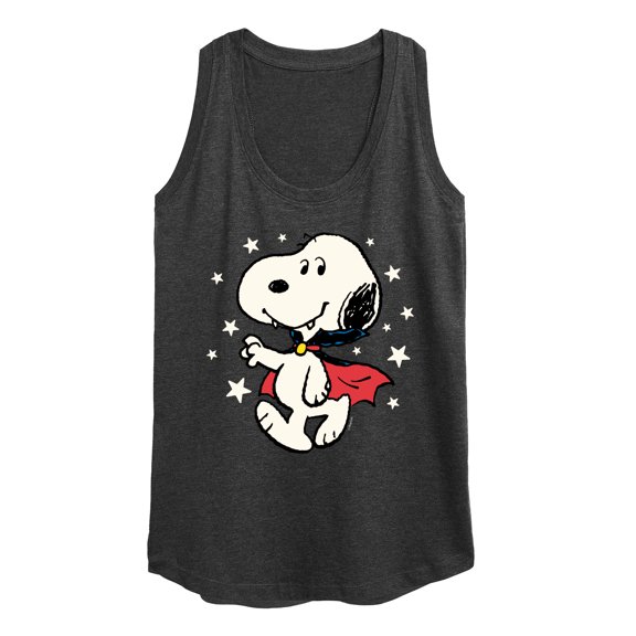 Peanuts - Snoopy Vampire Stars Glow In The Dark - Women's Racerback Tank Top