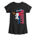 thumbnail image 1 of Peanuts - Snoopy Varsity Squad - Toddler And Youth Girls Short Sleeve Graphic T-Shirt, 1 of 6