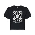 thumbnail image 1 of Peanuts - Snoopy Vinyl Grid - Juniors Cropped Graphic T-Shirt, 1 of 6