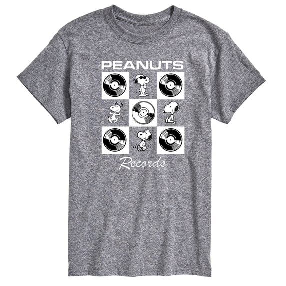 Peanuts - Snoopy Vinyl Grid - Men's Short Sleeve Graphic T-Shirt