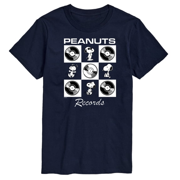 Peanuts - Snoopy Vinyl Grid - Men's Short Sleeve Graphic T-Shirt