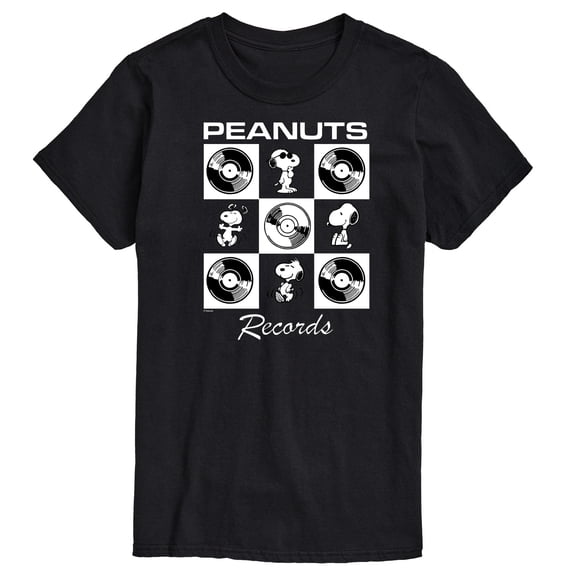Peanuts - Snoopy Vinyl Grid - Men's Short Sleeve Graphic T-Shirt