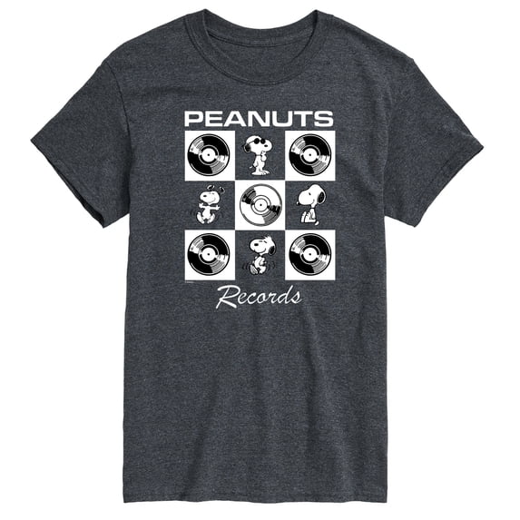 Peanuts - Snoopy Vinyl Grid - Men's Short Sleeve Graphic T-Shirt
