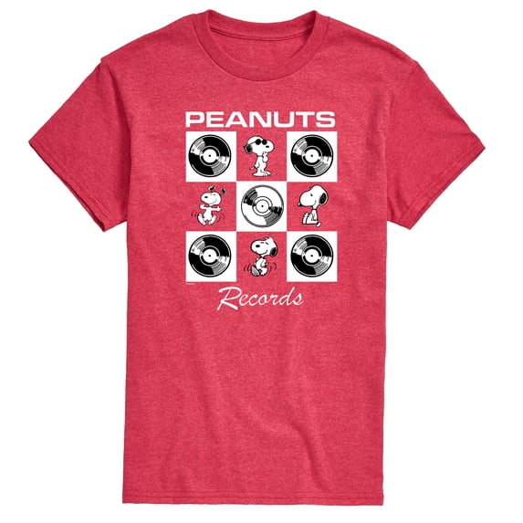 Peanuts - Snoopy Vinyl Grid - Men's Short Sleeve Graphic T-Shirt