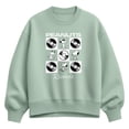 thumbnail image 1 of Peanuts - Snoopy Vinyl Grid - Women's Oversized Fleece Crew Sweatshirt, 1 of 4