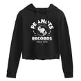 thumbnail image 1 of Peanuts - Snoopy Vinyl - Juniors Cropped Pullover Hoodie, 1 of 5
