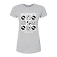 thumbnail image 1 of Peanuts - Snoopy Vinyl - Juniors Fitted Graphic T-Shirt, 1 of 6