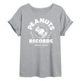 thumbnail image 1 of Peanuts - Snoopy Vinyl - Juniors Ideal Flowy Muscle T-Shirt, 1 of 6