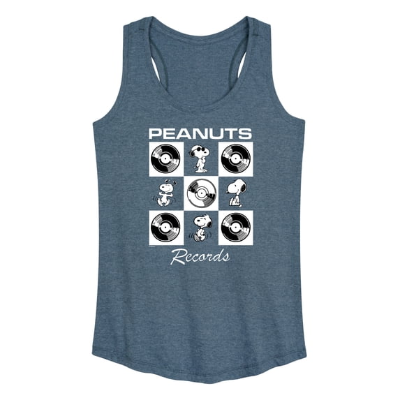 Peanuts - Snoopy Vinyl - Women's Racerback Tank Top