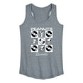 thumbnail image 1 of Peanuts - Snoopy Vinyl - Women's Racerback Tank Top, 1 of 6