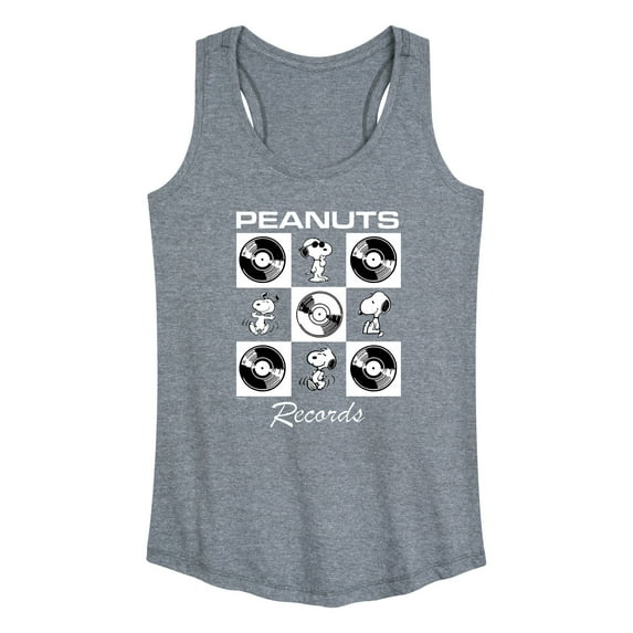Peanuts - Snoopy Vinyl - Women's Racerback Tank Top