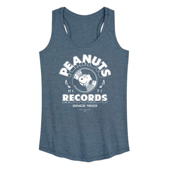 Peanuts - Snoopy Vinyl - Women's Racerback Tank Top