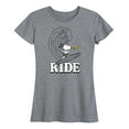 thumbnail image 1 of Peanuts - Snoopy Wave Ride - Women's Short Sleeve Graphic T-Shirt, 1 of 6