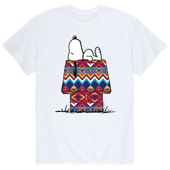 Peanuts - Snoopy Western Blanket Fill - Men's Short Sleeve Graphic T-Shirt