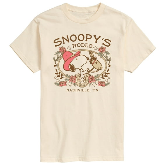 Peanuts - Snoopy Western - Men's Short Sleeve Graphic T-Shirt