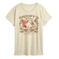 thumbnail image 1 of Peanuts - Snoopy Western - Women's Short Sleeve Graphic T-Shirt, 1 of 5