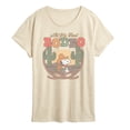 thumbnail image 1 of Peanuts - Snoopy Western - Women's Short Sleeve Graphic T-Shirt, 1 of 5