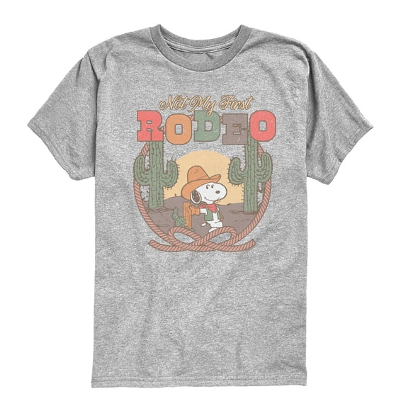 Peanuts - Snoopy Western - Youth Boys Short Sleeve Graphic T-Shirt