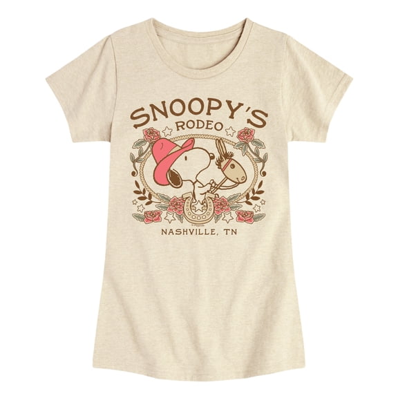 Peanuts - Snoopy Western - Youthgirls Short Sleeve T-Shirt