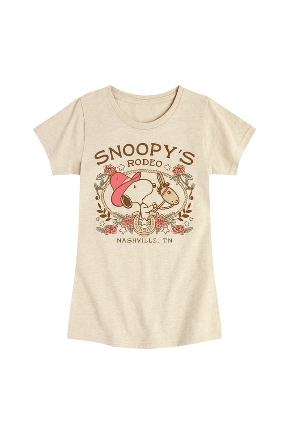 - Snoopy Western - Youthgirls Short Sleeve T-Shirt