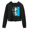 thumbnail image 1 of Peanuts - Snoopy Wire Frame - Juniors Cropped Pullover Hoodie, 1 of 6