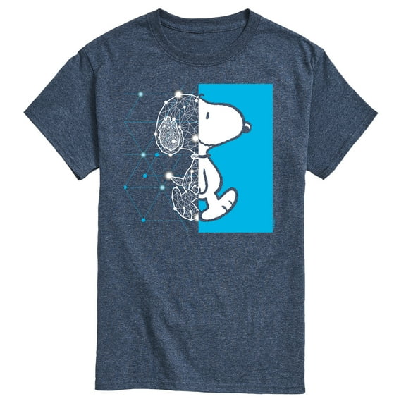 Peanuts - Snoopy Wire Frame - Men's Short Sleeve Graphic T-Shirt