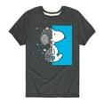 thumbnail image 1 of Peanuts - Snoopy Wire Frame - Toddler And Youth Short Sleeve Graphic T-Shirt, 1 of 5