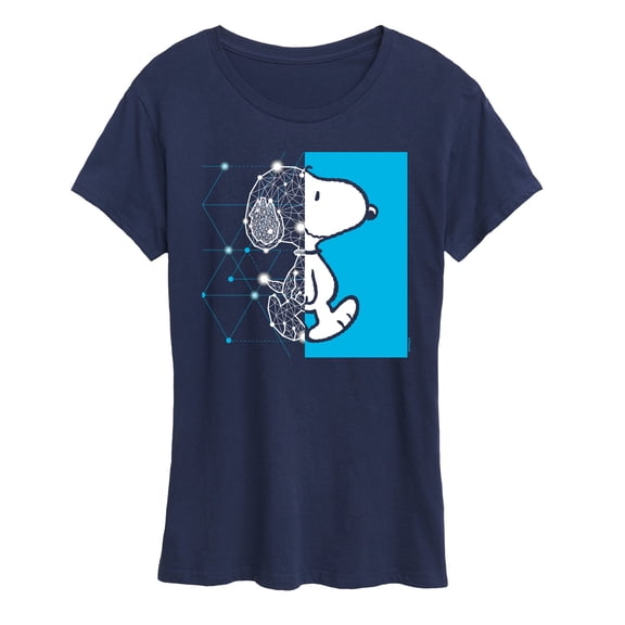 Peanuts - Snoopy Wire Frame - Women's Short Sleeve Graphic T-Shirt
