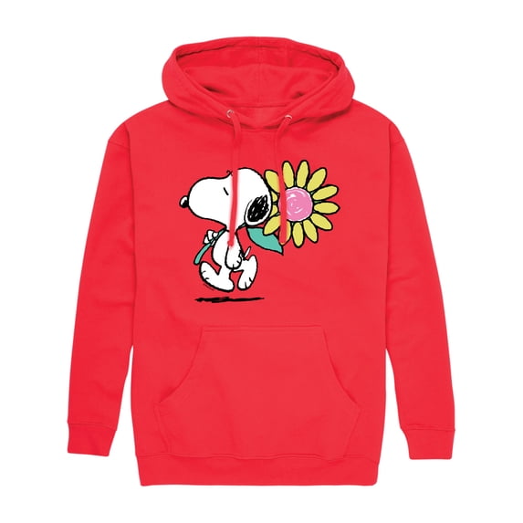 Peanuts - Snoopy With Daisy-Men's Pullover Hoodie