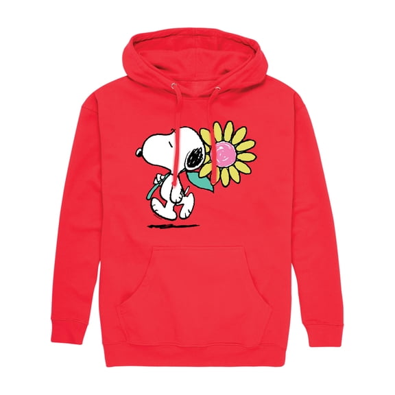 Peanuts - Snoopy With Daisy-Men's Pullover Hoodie