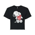 thumbnail image 1 of Peanuts - Snoopy With Heart - Cropped Tee, 1 of 5