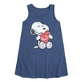 thumbnail image 1 of Peanuts - Snoopy With Heart - Toddler & Youth Girls A-line Dress, 1 of 5