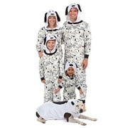 PEANUTS Women's Matching Family Pajamas Snoopy Union Suit with Hood, Sizes S-XXXL