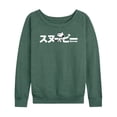 thumbnail image 1 of Peanuts - Snoopy - Women's Lightweight French Terry Long Sleeve Shirt, 1 of 6