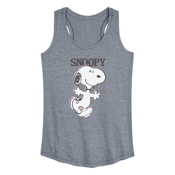 Peanuts - Snoopy - Women's Racerback Graphic Tank