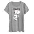 thumbnail image 1 of Peanuts - Snoopy - Women's Short Sleeve Graphic T-Shirt, 1 of 5